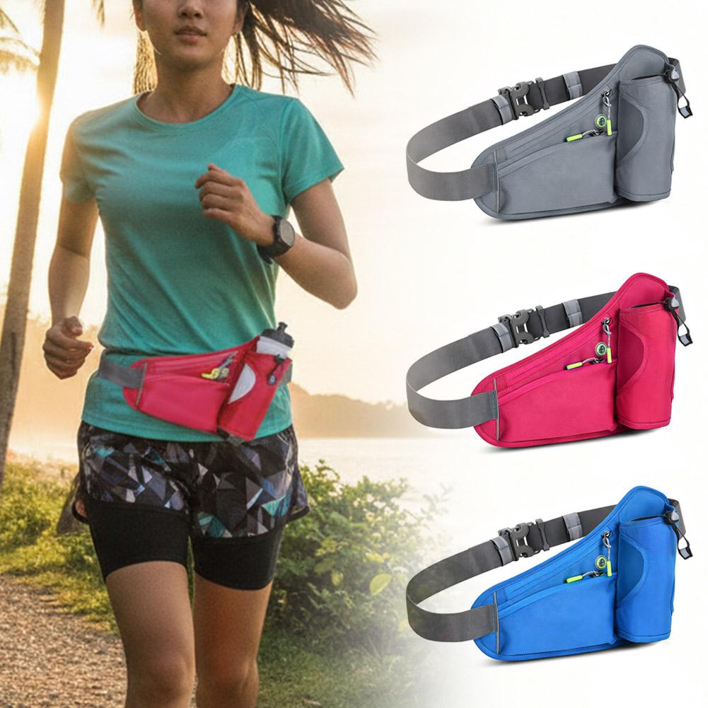 Running Belt - Marsupio da corsa con porta borraccia,