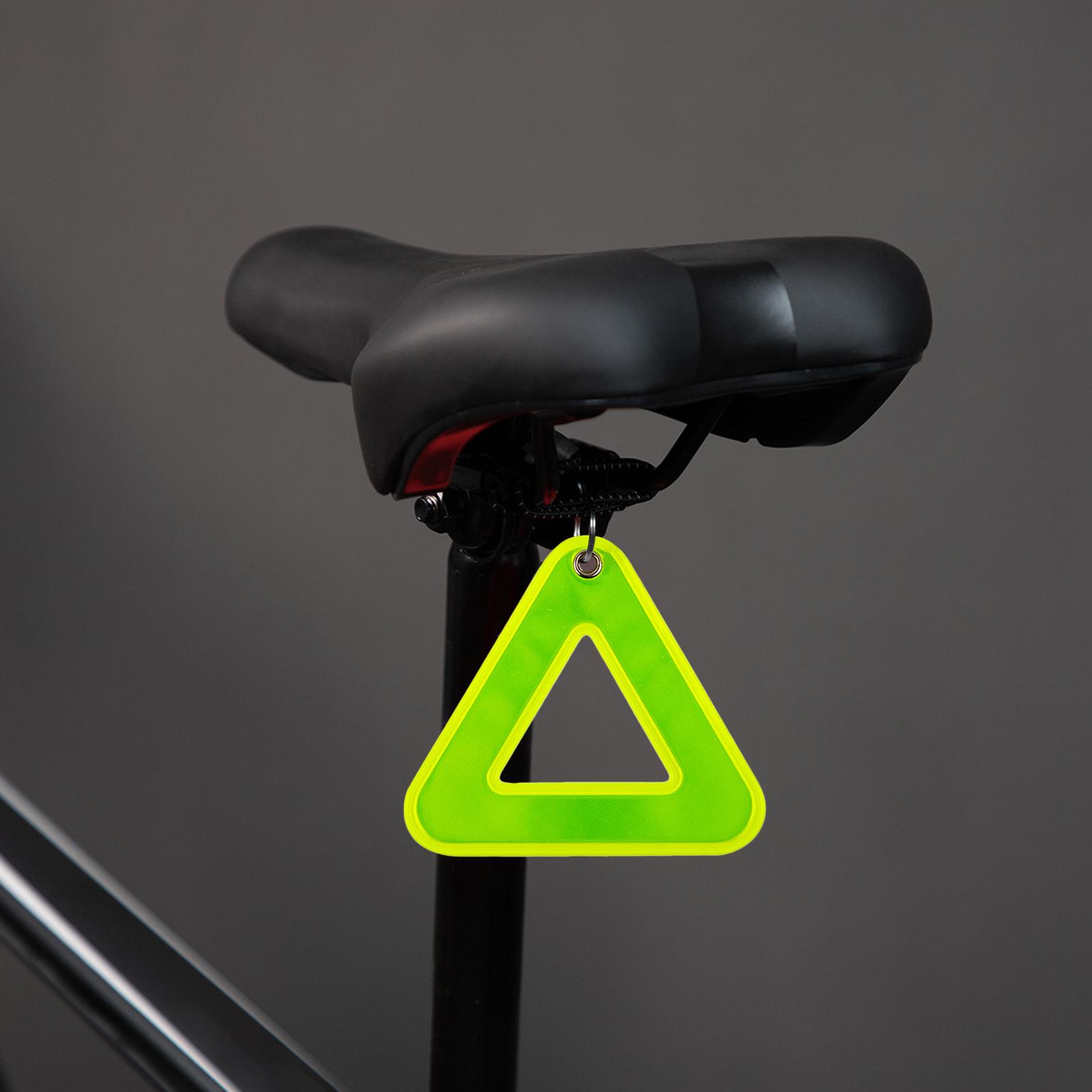 Running Visibility Gear - Ciondoli Riflettenti a Triangolo, Alta Visibilità,