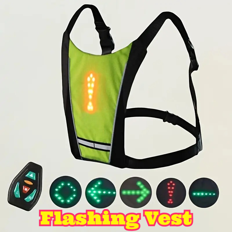 Gilet di Sicurezza LED con Tel - Running Visibility Gear recensione e prezzo