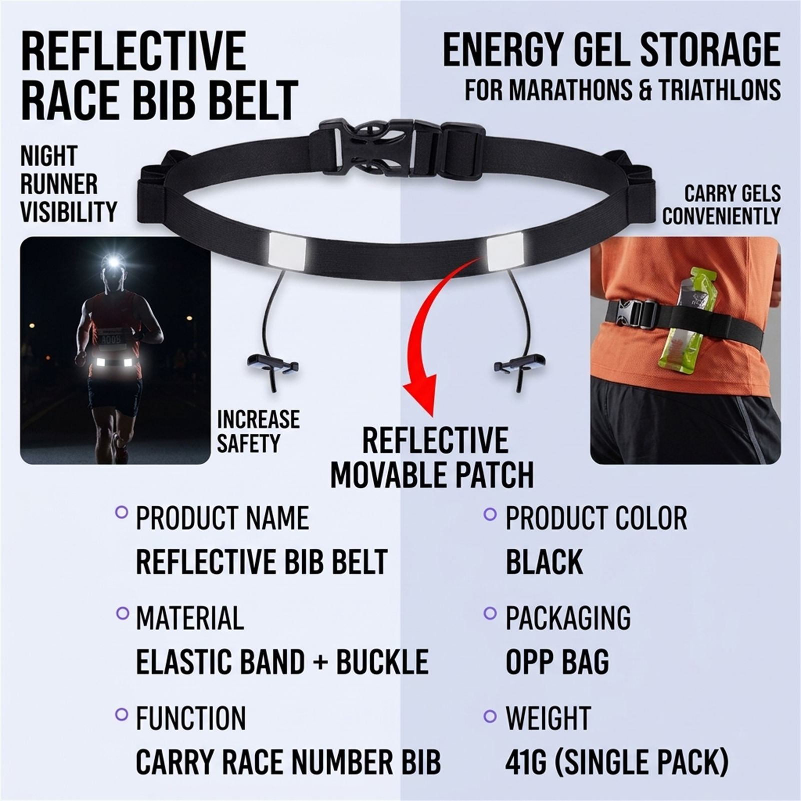 Cintura Riflettente Porta-Dors - Race Bib recensione e prezzo