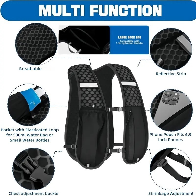 1-4 pezzi: gilet leggero da es - Hydration Vest recensione e prezzo
